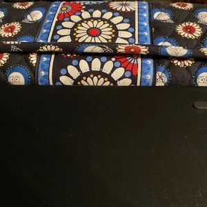 Vera Bradley Midnight Owl Tri-Fold Wallet/ Wallet-On-A-String